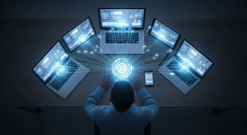 How Companies Track You Across Devices — The Invisible Web That Connects Your Phone, Laptop, and TV